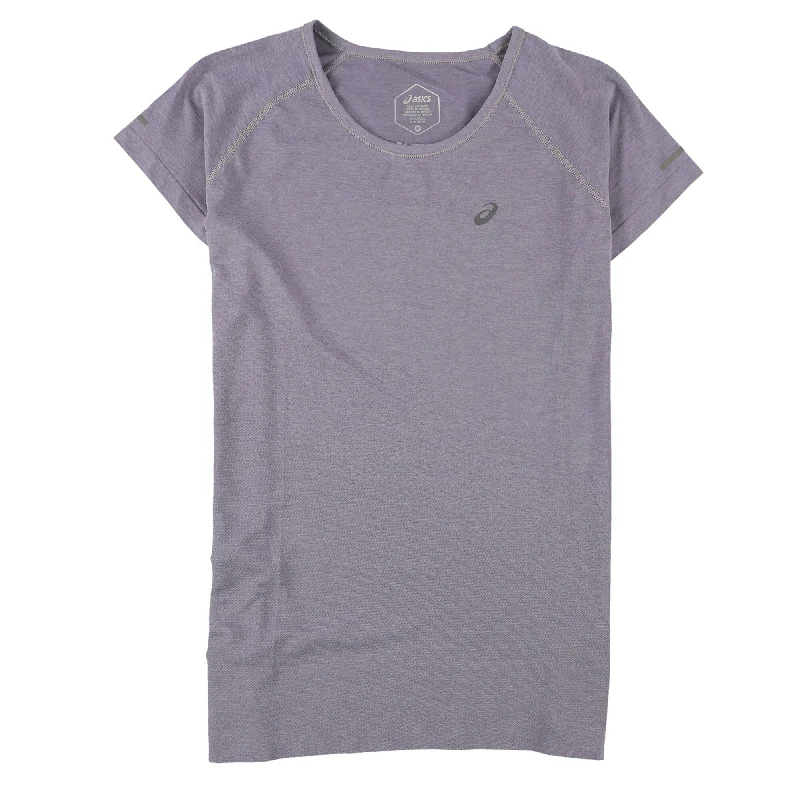 Artist T-ShirtsASICS Womens Seamless Textured Basic T-Shirt, Purple, Medium