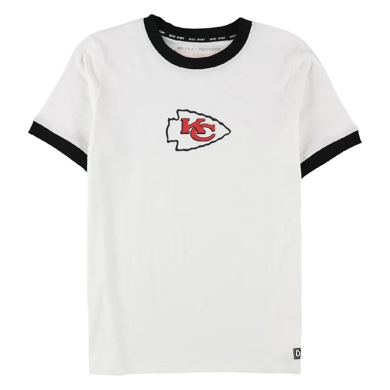 Streetwear T-ShirtsDKNY Womens Kansas City Chiefs Graphic T-Shirt, White, Small