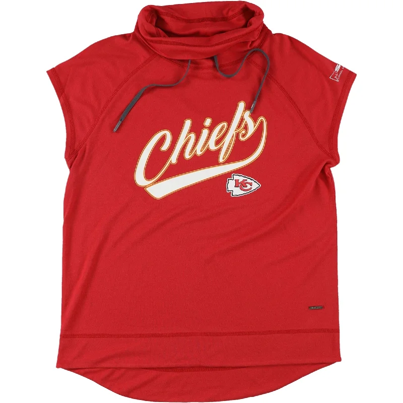 Ruffled T-ShirtsG-III Sports Womens KC Chiefs Graphic T-Shirt, Red, Small