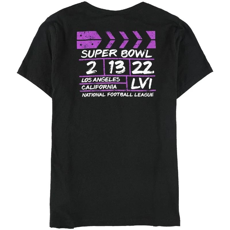 Painted T-ShirtsG-III Sports Womens Super Bowl LVI Graphic T-Shirt, Black, Small