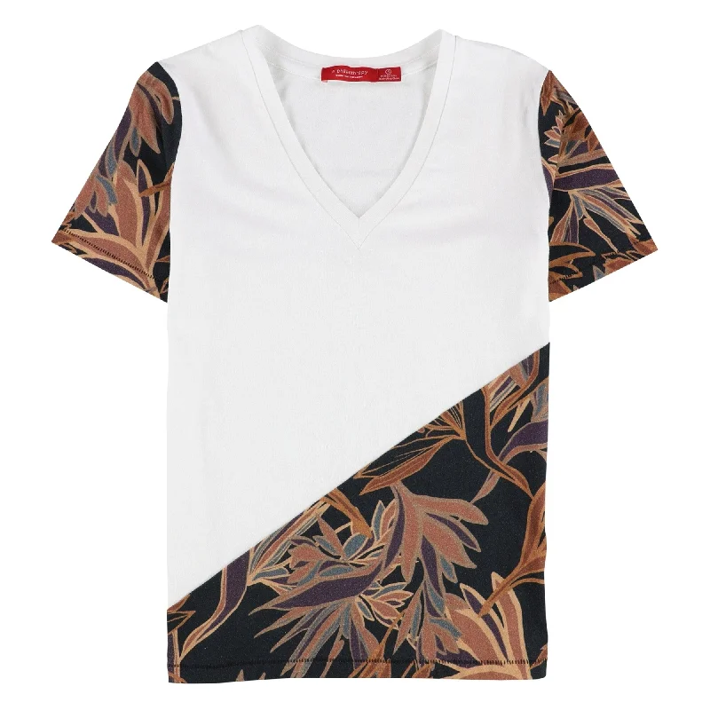 Cropped T-Shirtsn:philanthropy Womens Botanical Basic T-Shirt, White, Small