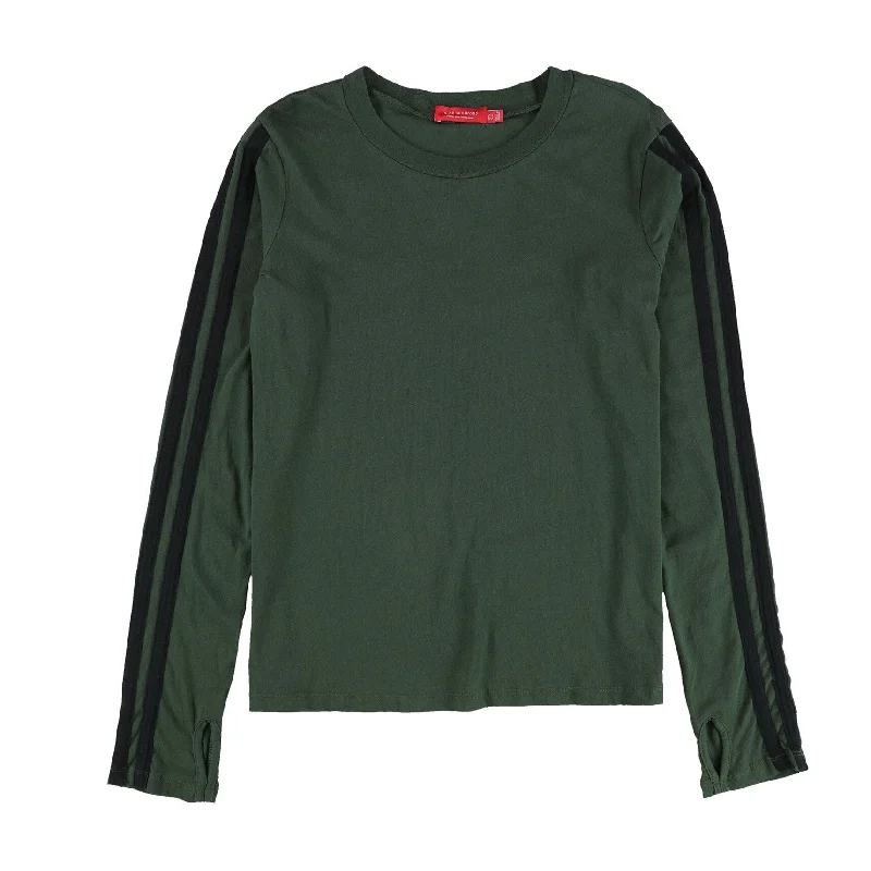 Polyester T-Shirtsn:philanthropy Womens Solid Basic T-Shirt, Green, Large