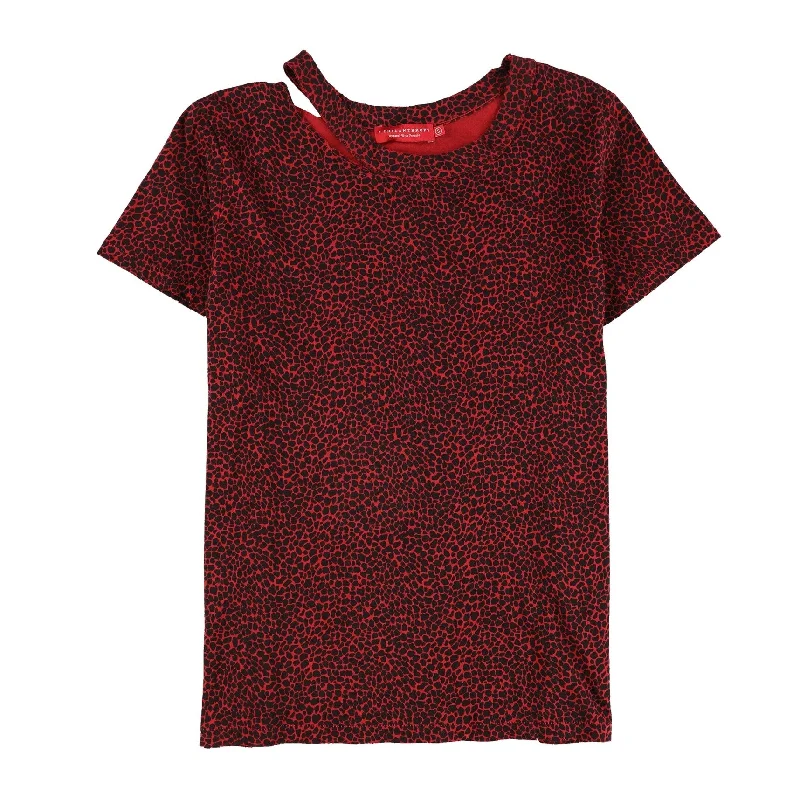 Blended Fabric T-Shirtsn:philanthropy Womens Zander Basic T-Shirt, Red, Small