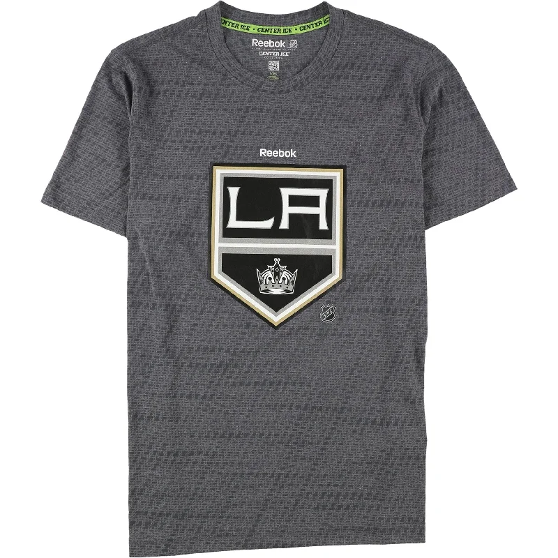 Casual T-ShirtsReebok Womens LA Kings Performance Graphic T-Shirt, Grey, Large