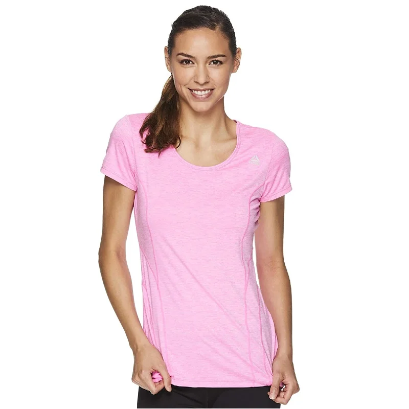 Metallic T-ShirtsReebok Womens Linear Marled Basic T-Shirt