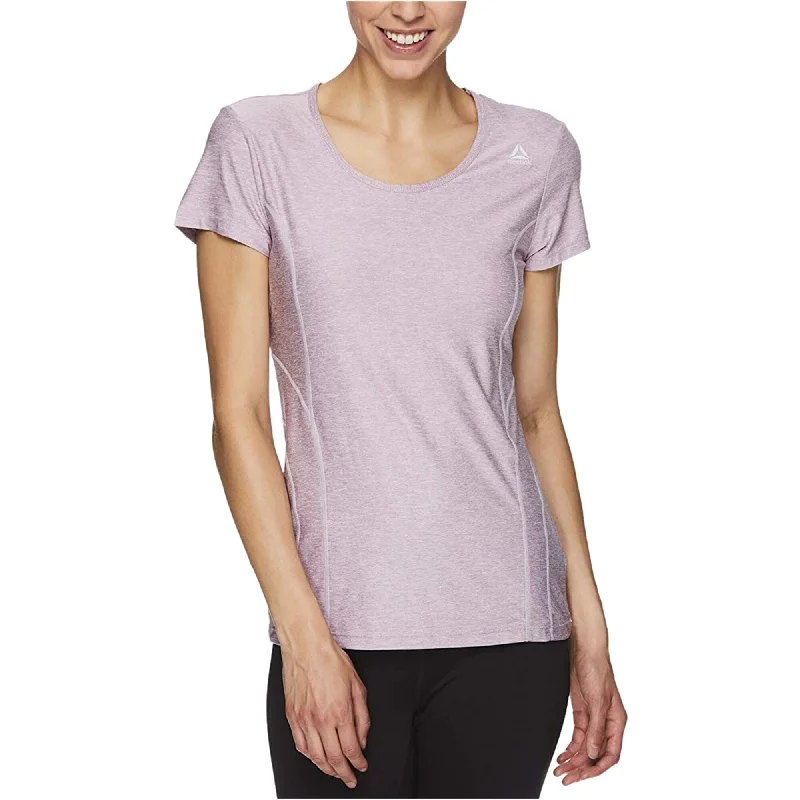 Sheer T-ShirtsReebok Womens Reversed Marled Basic T-Shirt