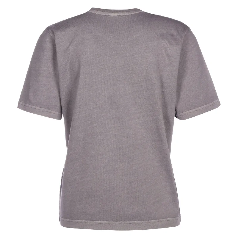 Pocket T-ShirtsReebok Womens Washed Basic T-Shirt, Grey, Small