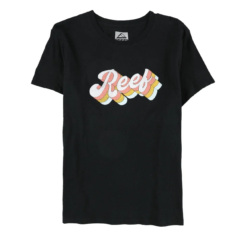 Luxury T-ShirtsReef Womens Script Logo Graphic T-Shirt