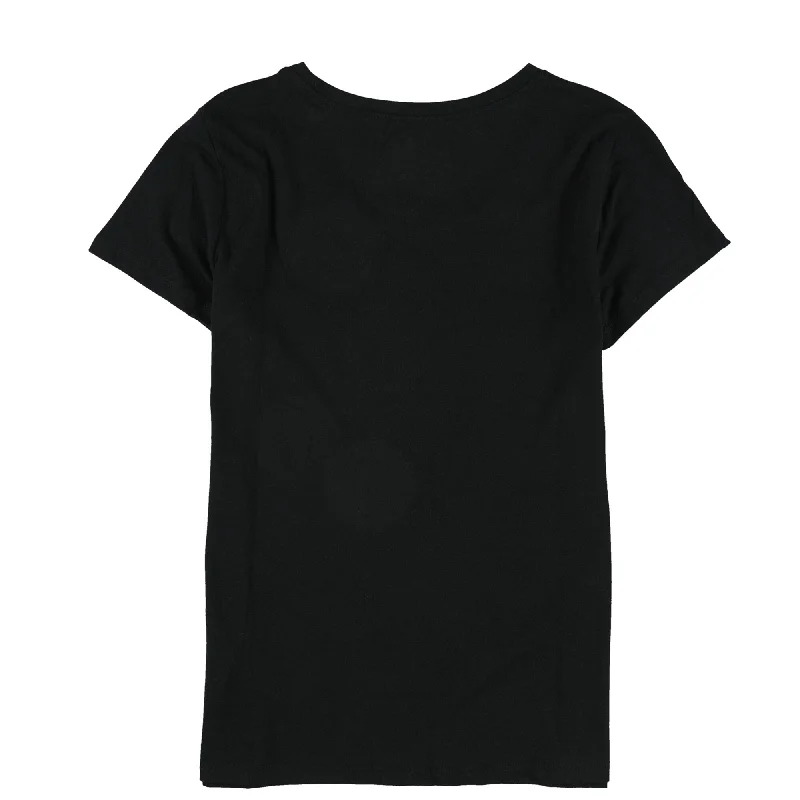 Branded T-ShirtsSkechers Womens Floral Logo Graphic T-Shirt, Black, Small