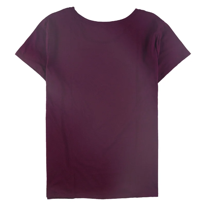 Cropped T-ShirtsSkechers Womens Shine Graphic T-Shirt, Purple, X-Small