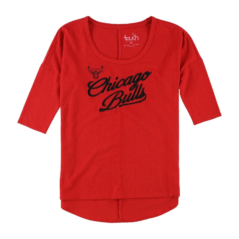 Cotton T-ShirtsTouch Womens Chicago Bulls Graphic T-Shirt, Red, Medium