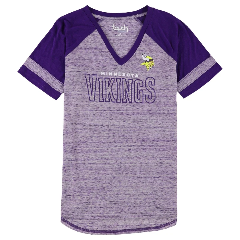 Scoop Neck T-ShirtsTouch Womens Minnesota Vikings Embellished T-Shirt, Purple, Medium