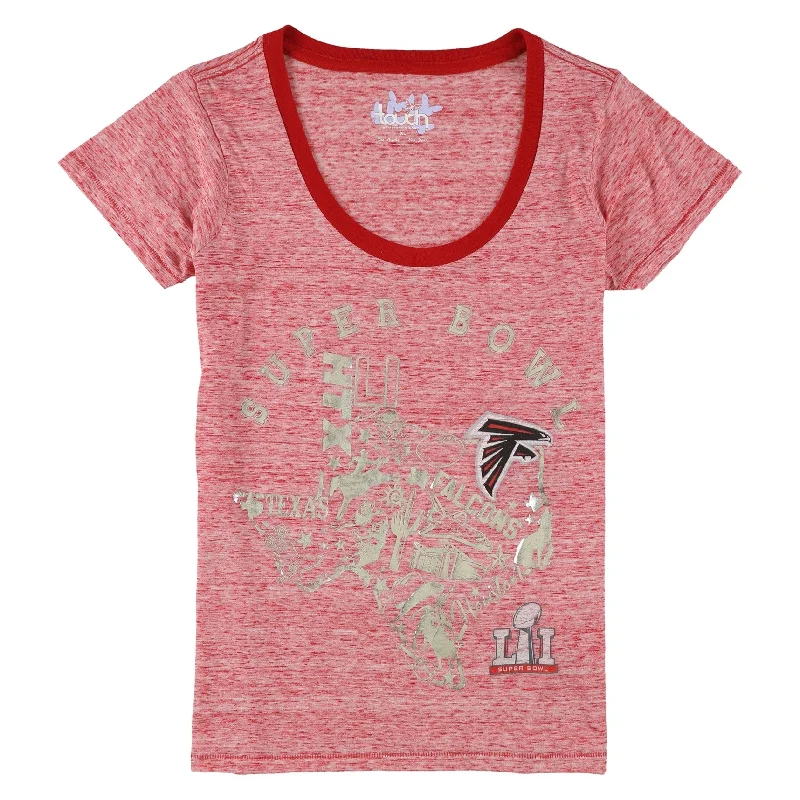 Mesh T-ShirtsTouch Womens Super Bowl Atlanta Falcons Graphic T-Shirt