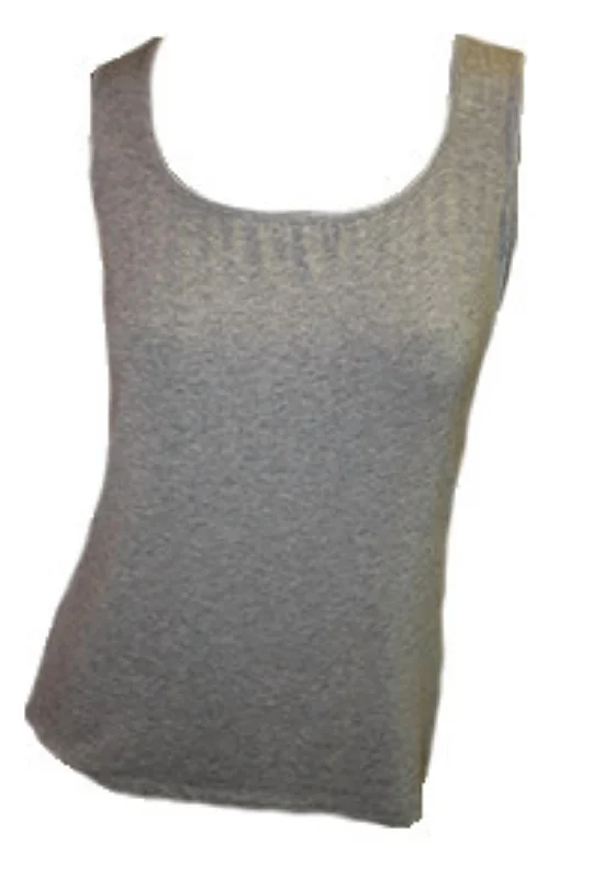 Bra-Friendly Tank Top In GrayPerformance singlet