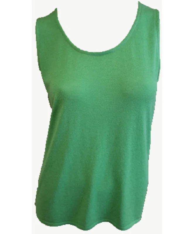 Bra-Friendly Tank Top In GreenHiking vest