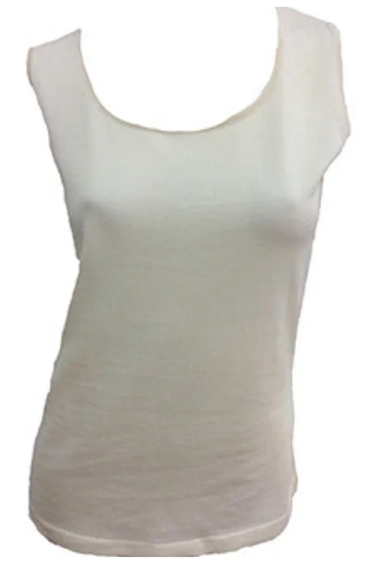 Bra-Friendly Tank Top In IvoryOutdoor singlet