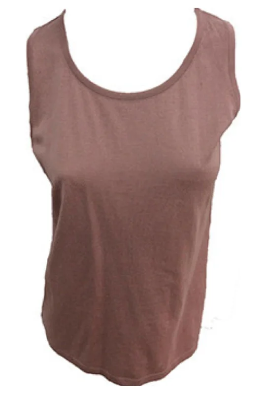 Bra Friendly Tank Top In PinkGym singlet