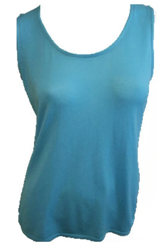 Bra-Friendly Tank Top In TurquoiseAthletic vest