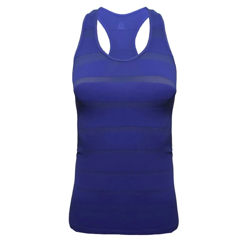 York Racerback Tank In BlueTrail hoodie