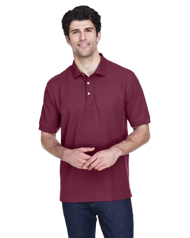 Devon & Jones D100 Men's Pima Piqu Short-Sleeve PoloRetro Shirts