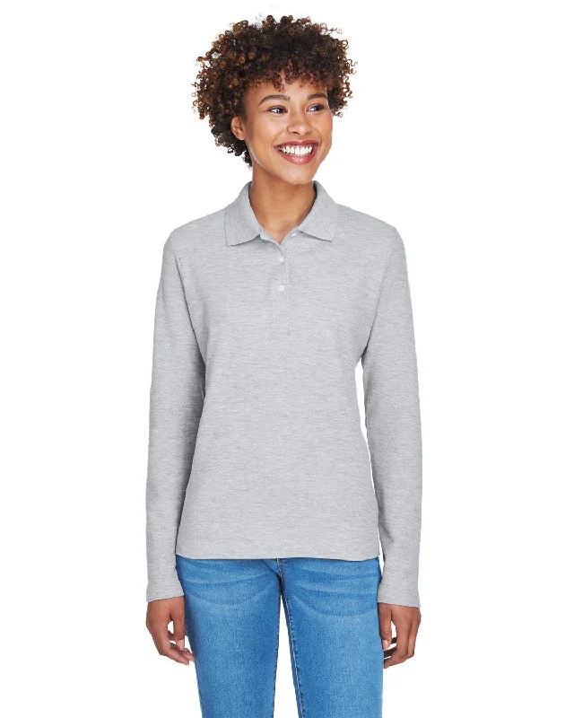 Devon & Jones D110W Ladies' Pima Piqu Long-Sleeve PoloAthletic Shirts