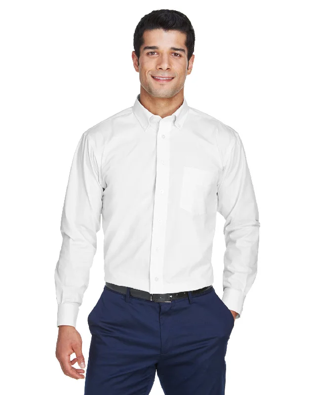 Devon & Jones D630 Men's Crown Woven Collection Solid OxfordSlim Fit Shirts