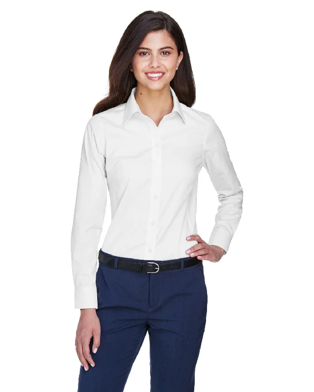 Devon & Jones D630W Ladies' Crown Woven Collection Solid OxfordOversized Shirts