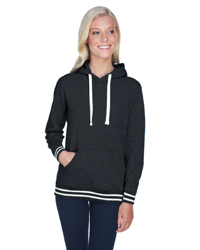 J America JA8651 Ladies' Relay Hooded Sweatshirt