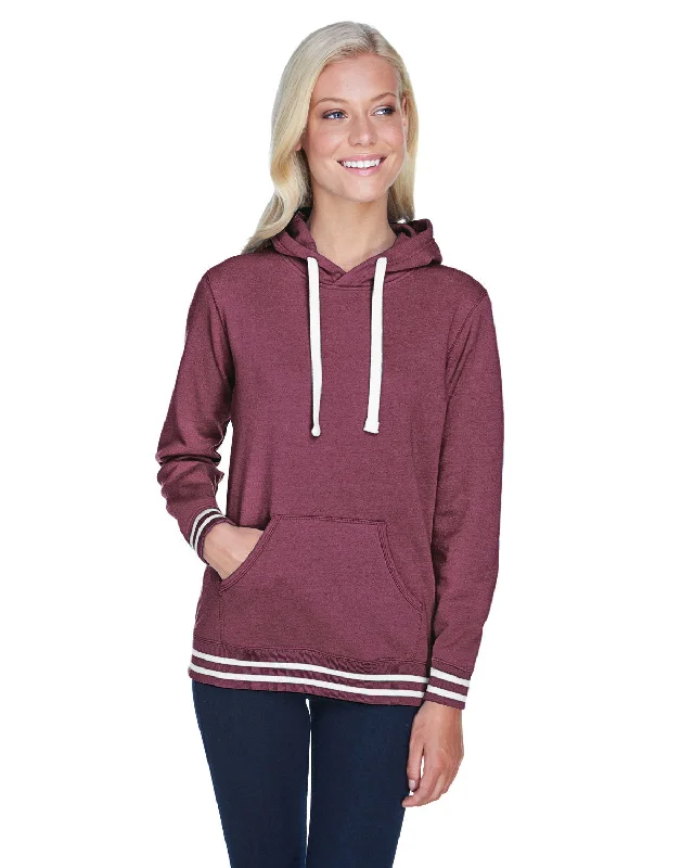 J America JA8651 Ladies' Relay Hooded Sweatshirt