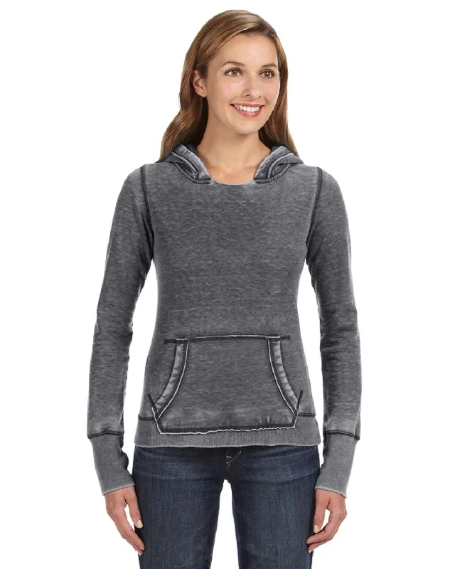 J America JA8912 Ladies' Zen Pullover Fleece Hooded SweatshirtLayered Shirts