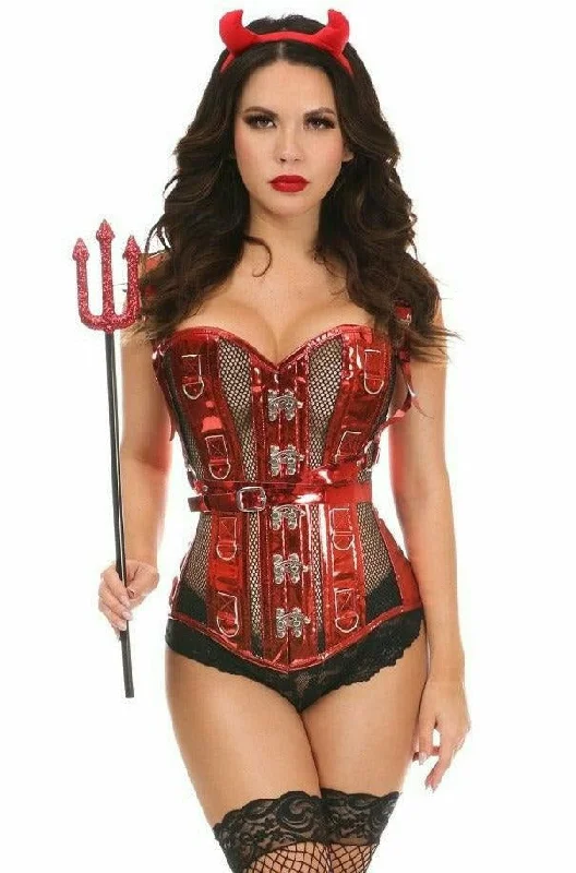 Top Drawer 4 PC Sexy Devil Corset Costume